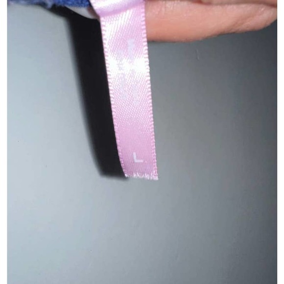 True Navy Lace Bralette‎ Racerback Size L - Picture 4 of 4